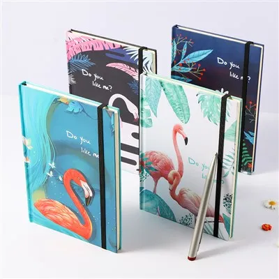 How many pages are usually in a hard cover notebook?